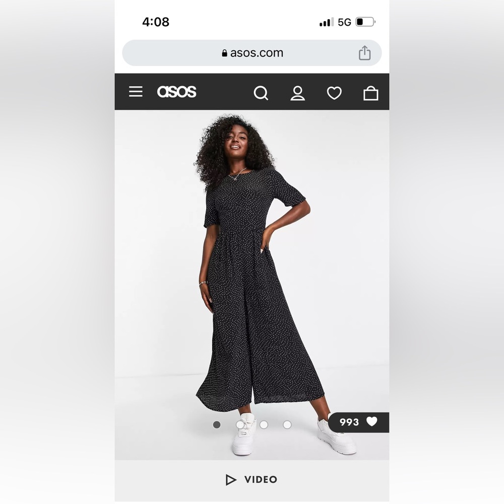 ASOS speckled jumpsuit